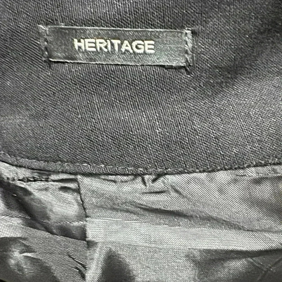 Talbots Heritage Black Linen Blend Pants Size 10 - Picture 4 of 5